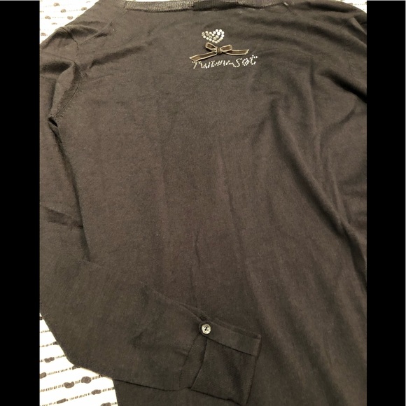 🍒Silk and cashmere v-neck sweater - Picture 3 of 3